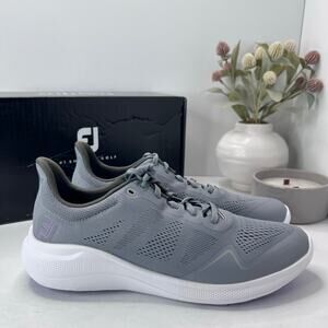 New FootJoy Fj Flex Golf Shoe Grey 95766 Women's 11 Medium NWB